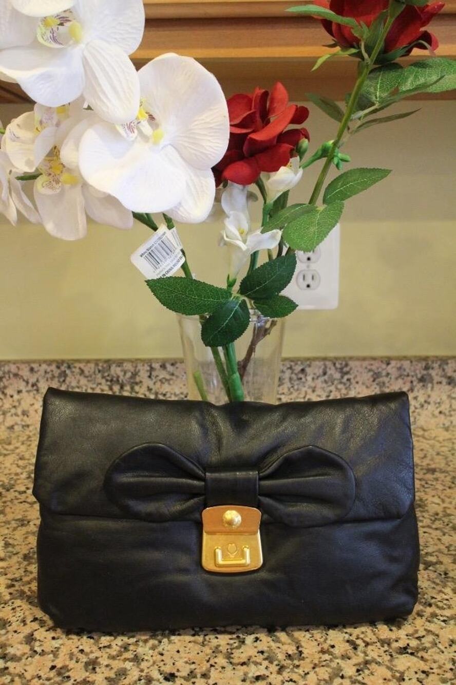 Marc by Marc Jacobs Linda Bow Clutch BAG PURSE (PU3000